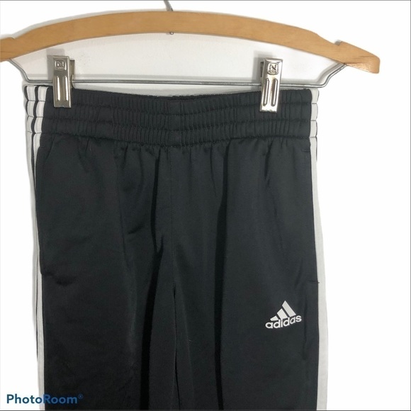 Adidas Boys Long Black Pants Sz Medium - Picture 2 of 8
